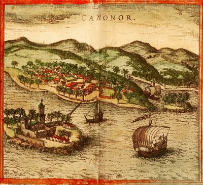 Cannanore, Kannur, India da Georg and Hogenberg Franz (1535 90) Braun