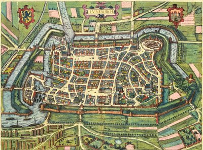 Edimburgo, Scozia da Georg and Hogenberg Franz (1535 90) Braun