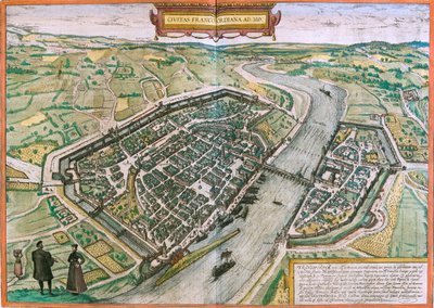 Francoforte , Germania da Georg and Hogenberg Franz (1535 90) Braun