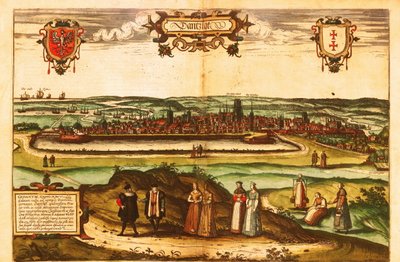 Danzica, Polonia da Georg and Hogenberg Franz (1535 90) Braun