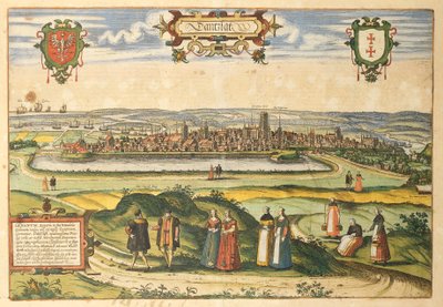 Danzica dal Civitates Orbis Terrarum di Georg Braun da Georg Braun and Hogenberg Franz