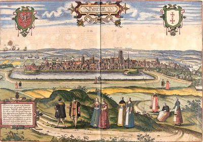 Gdask, Polonia da Georg and Hogenberg Franz (1535-90) Braun
