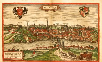 Gorlitz, Germania da Georg and Hogenberg Franz (1535 90) Braun