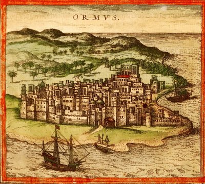 Hormuz, Persia, Iran da Georg and Hogenberg Franz (1535 90) Braun