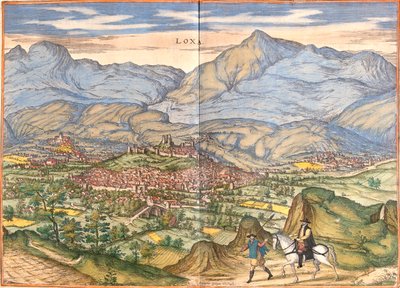 Loja, Spagna da Georg and Hogenberg Franz (1535 90) Braun