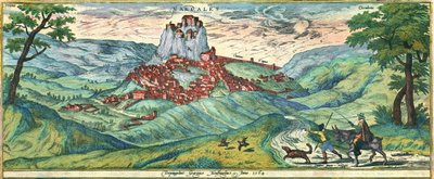 Città di Malaga da Georg and Hogenberg Franz (1535 90) Braun