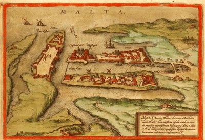 Malta da Georg and Hogenberg Franz (1535 90) Braun