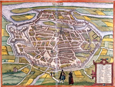 Metz, Francia da Georg and Hogenberg Franz (1535 90) Braun