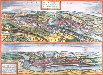 Praga, Cheb, Repubblica Ceca da Georg and Hogenberg Franz (1535 90) Braun