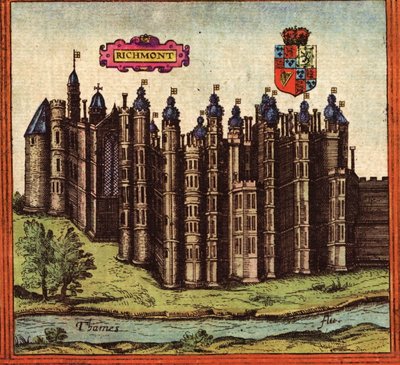 Richmond, Inghilterra da Georg and Hogenberg Franz (1535 90) Braun