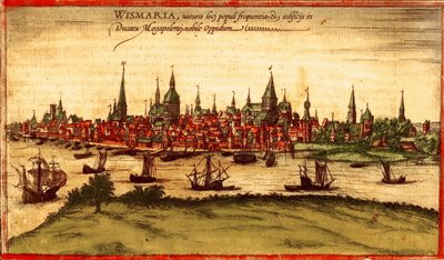Rostock, Germania da Georg and Hogenberg Franz (1535 90) Braun