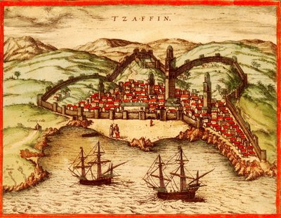 Safi, Morocco da Georg and Hogenberg Franz (1535 90) Braun