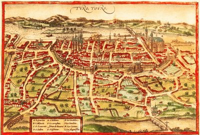 Tolone, Francia da Georg and Hogenberg Franz (1535 90) Braun