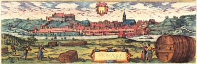 Tubinga da Georg and Hogenberg Franz (1535 90) Braun