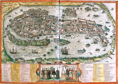 Venezia, Italia da Georg and Hogenberg Franz (1535 90) Braun