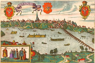 Varsavia, Polonia da Georg and Hogenberg Franz (1535 90) Braun