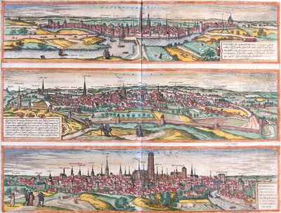 s-Hertogenbosch, Leuven, Machelen, Paesi Bassi, Belgio da Georg and Hogenberg Franz (1535 90) Braun