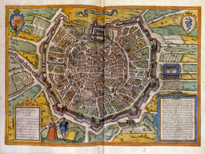 Piano di Milano nel 1585 tratto dall