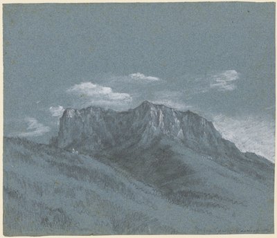 Il Rauschberg, c. 1800 da Georg von Dillis