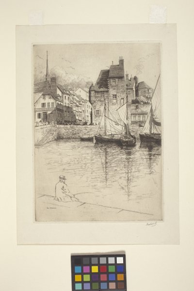 Porto di Honfleur da George Charles Aid