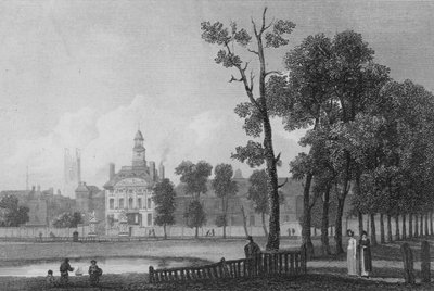 Ospedale di Betlemme, come appariva nel giugno 1811, Londra (incisione) da George (after) Arnald