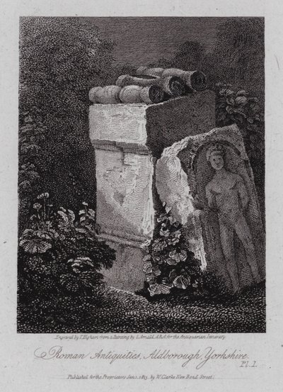 Antichità romane, Aldborough, Yorkshire (incisione) da George (after) Arnald