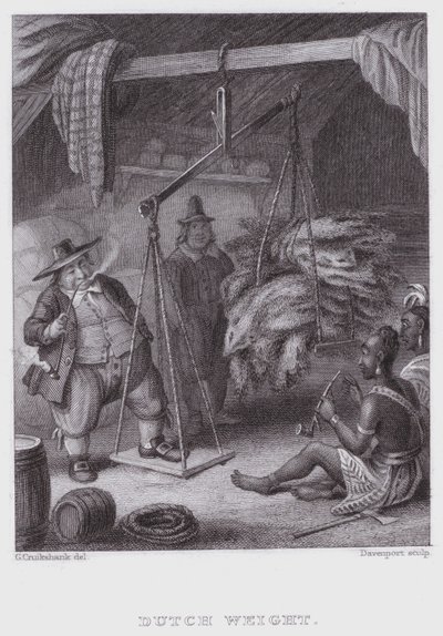 Peso olandese da George (after) Cruikshank