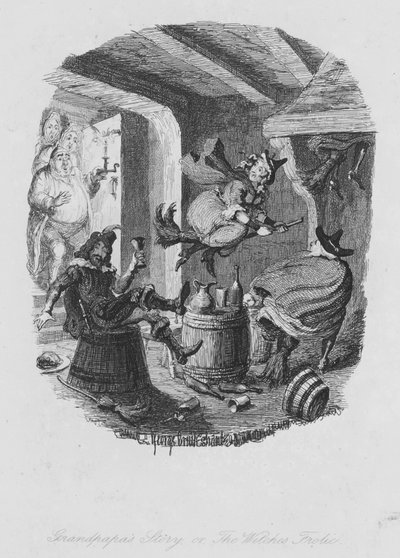 La storia del nonno o la baldoria delle streghe da George (after) Cruikshank