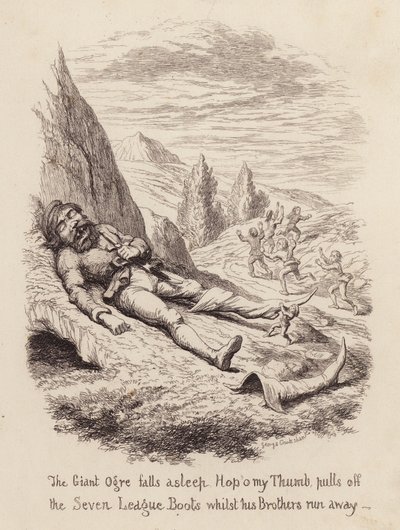 Pollicino da George (after) Cruikshank
