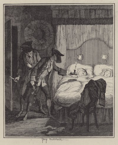 Illustrazione per Jack Sheppard da George (after) Cruikshank