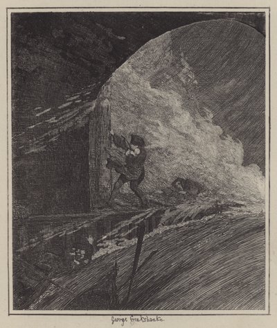 Illustrazione per Jack Sheppard da George (after) Cruikshank
