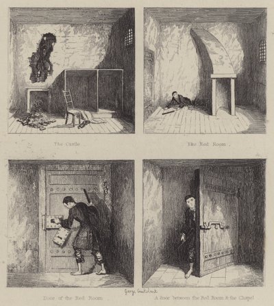 Illustrazione per Jack Sheppard da George (after) Cruikshank