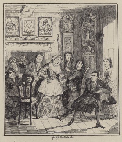 Illustrazione per Jack Sheppard da George (after) Cruikshank
