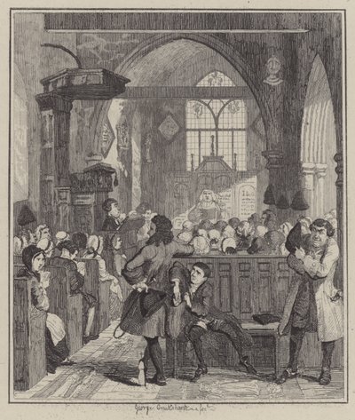 Illustrazione per Jack Sheppard da George (after) Cruikshank