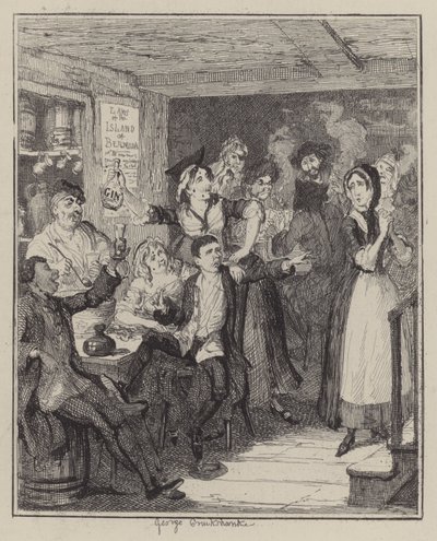 Illustrazione per Jack Sheppard da George (after) Cruikshank