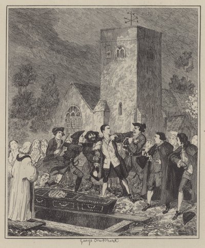 Illustrazione per Jack Sheppard (incisione) da George (after) Cruikshank