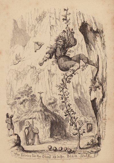 Jack e il fagiolo magico da George (after) Cruikshank