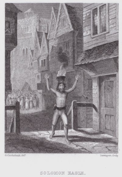Solomon Eagle da George (after) Cruikshank