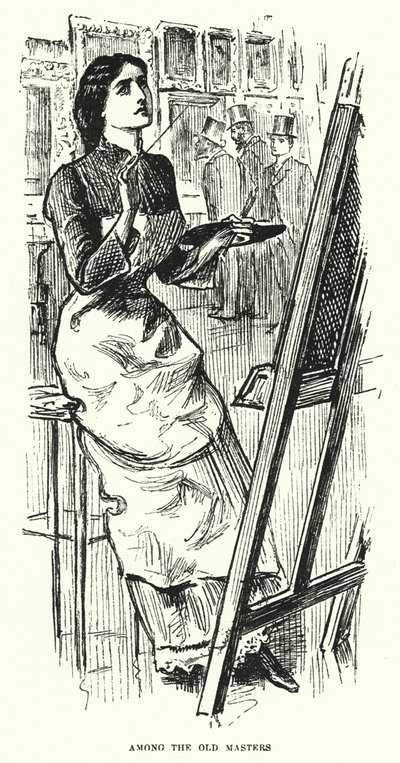 Illustrazione per Trilby di George du Maurier da George (after) Du Maurier
