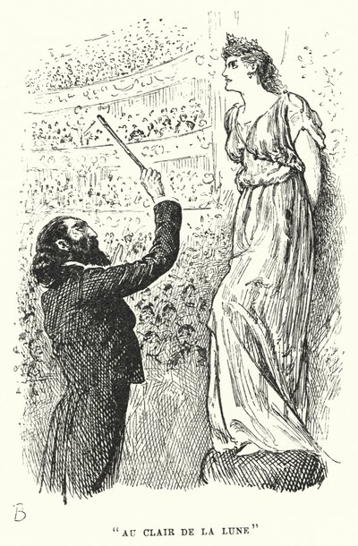 Illustrazione per Trilby di George du Maurier da George (after) Du Maurier