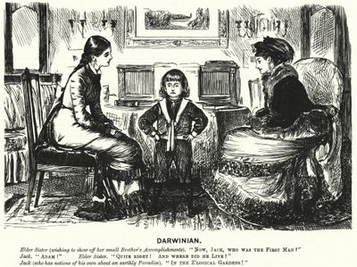 Cartone animato di Punch: (incisione) da George (after) Du Maurier