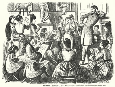 Cartone di Punch: Scuola femminile d