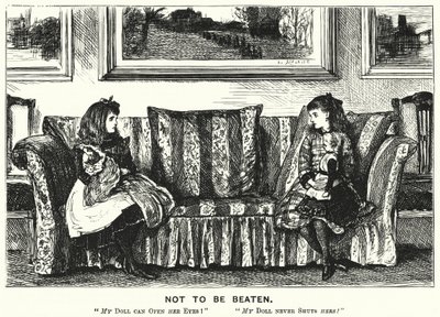 Cartone animato di Punch: Non essere battuto (incisione) da George (after) Du Maurier
