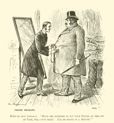 Prendere le misure da George (after) Du Maurier