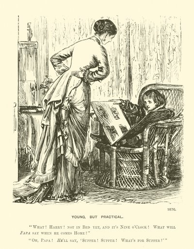 Giovane, ma pratico da George (after) Du Maurier