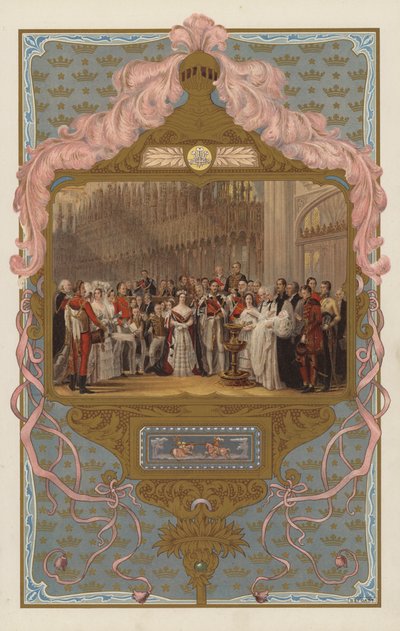 Il battesimo del futuro re Edoardo VII da George (after) Hayter