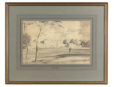 Carton House, Co. Kildare, sede del Duca di Leinster da George (after) Petrie