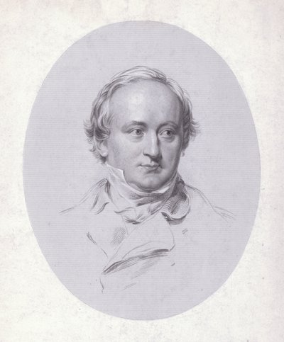 Christian Karl Josias von Bunsen, diplomatico e studioso tedesco (incisione) da George (after) Richmond