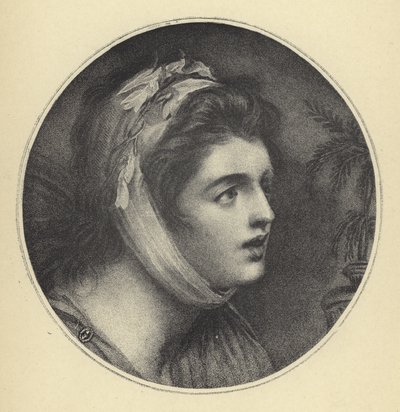 Lady Hamilton come Sensibilità da George (after) Romney