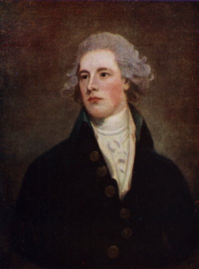 William Pitt il Giovane, politico Tory inglese e Primo Ministro da George (after) Romney